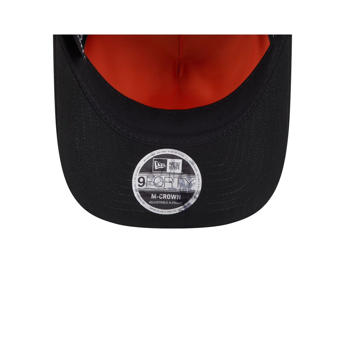 Alpha Industries x Washington Commanders Black 9FORTY M-Crown A-Frame Snapback Hat