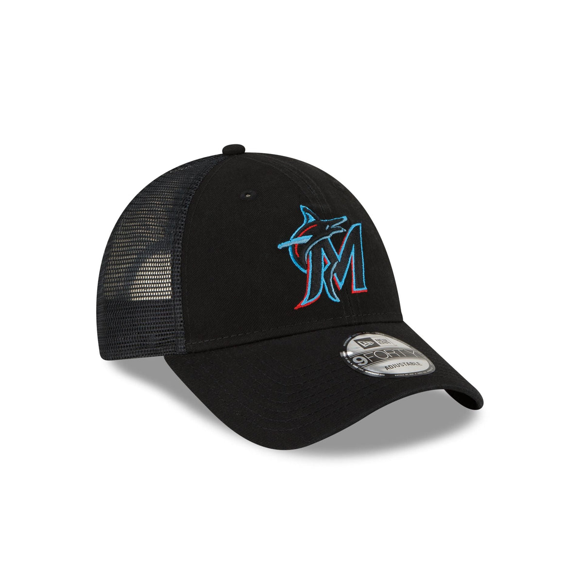 Miami Marlins 9FORTY Trucker Hat