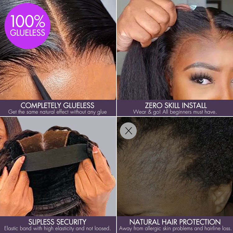 Luvme Hair 180% Density Elegant Copper Ombre Highlights Loose Body Wave Glueless 5x5 Closure Wig Breathable Cap