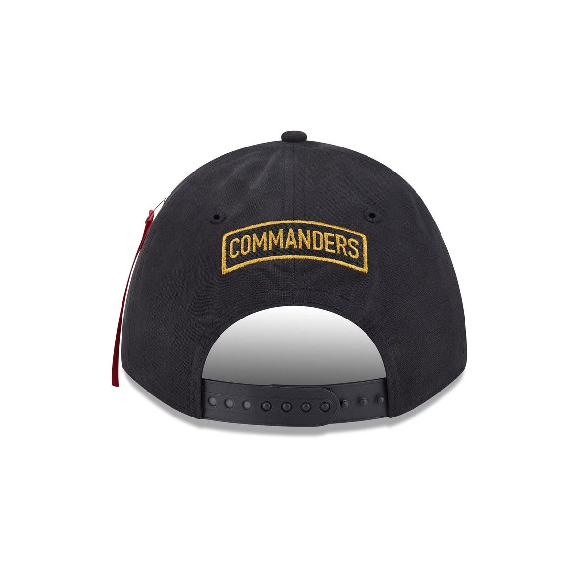 Alpha Industries x Washington Commanders Black 9FORTY M-Crown A-Frame Snapback Hat