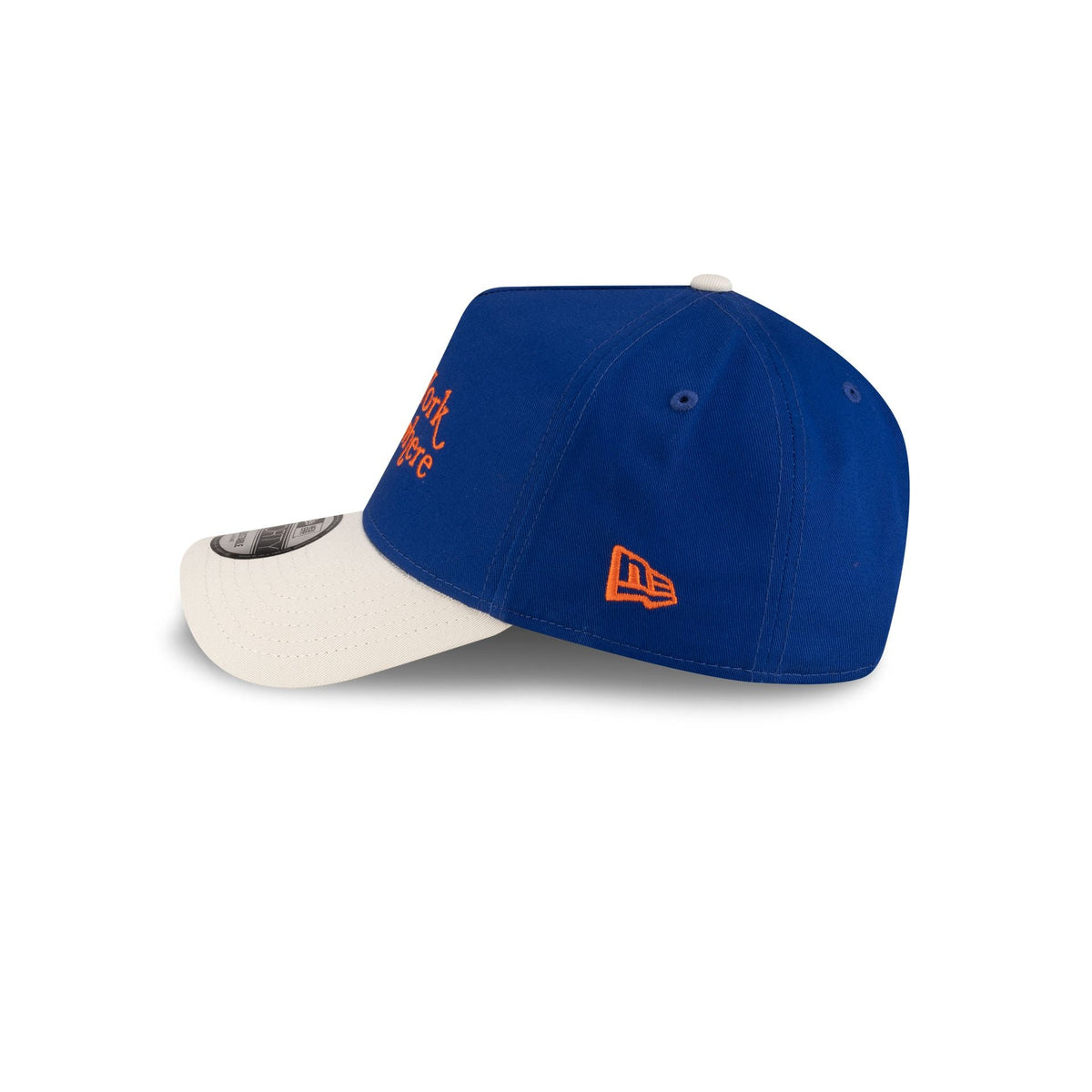 New York or Nowhere x New York Mets Light Royal Wordmark 9FORTY A-Frame Snapback Hat