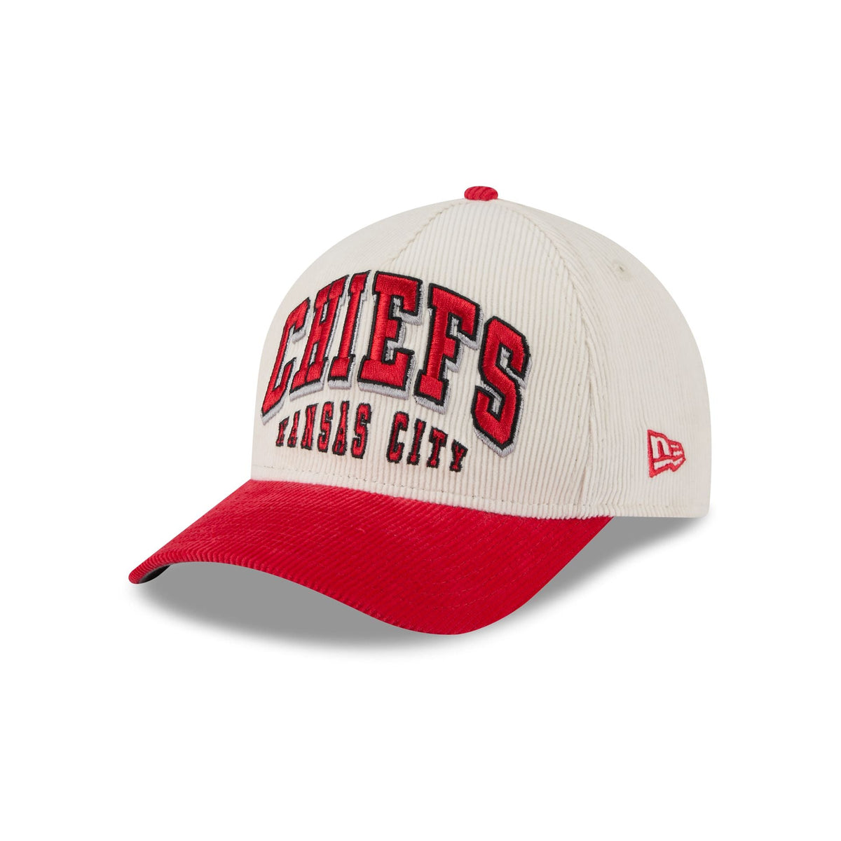 Kansas City Chiefs Stacked Corduroy 9FORTY M-Crown A-Frame Snapback Hat