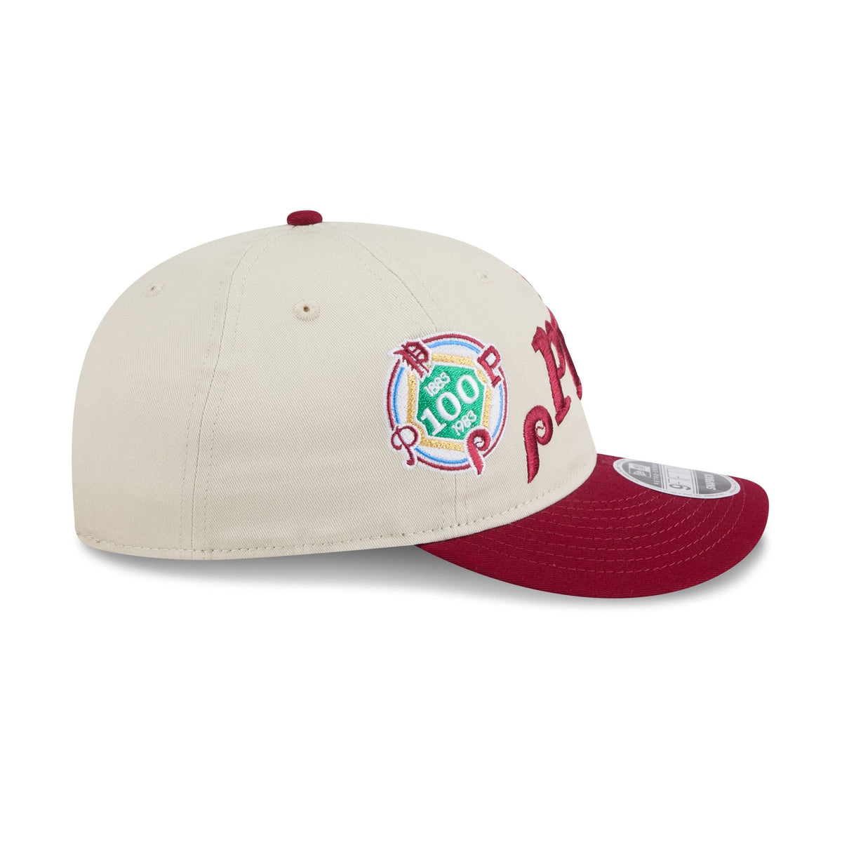 Philadelphia Phillies Scattered Patches Retro Crown 9FIFTY Snapback Hat