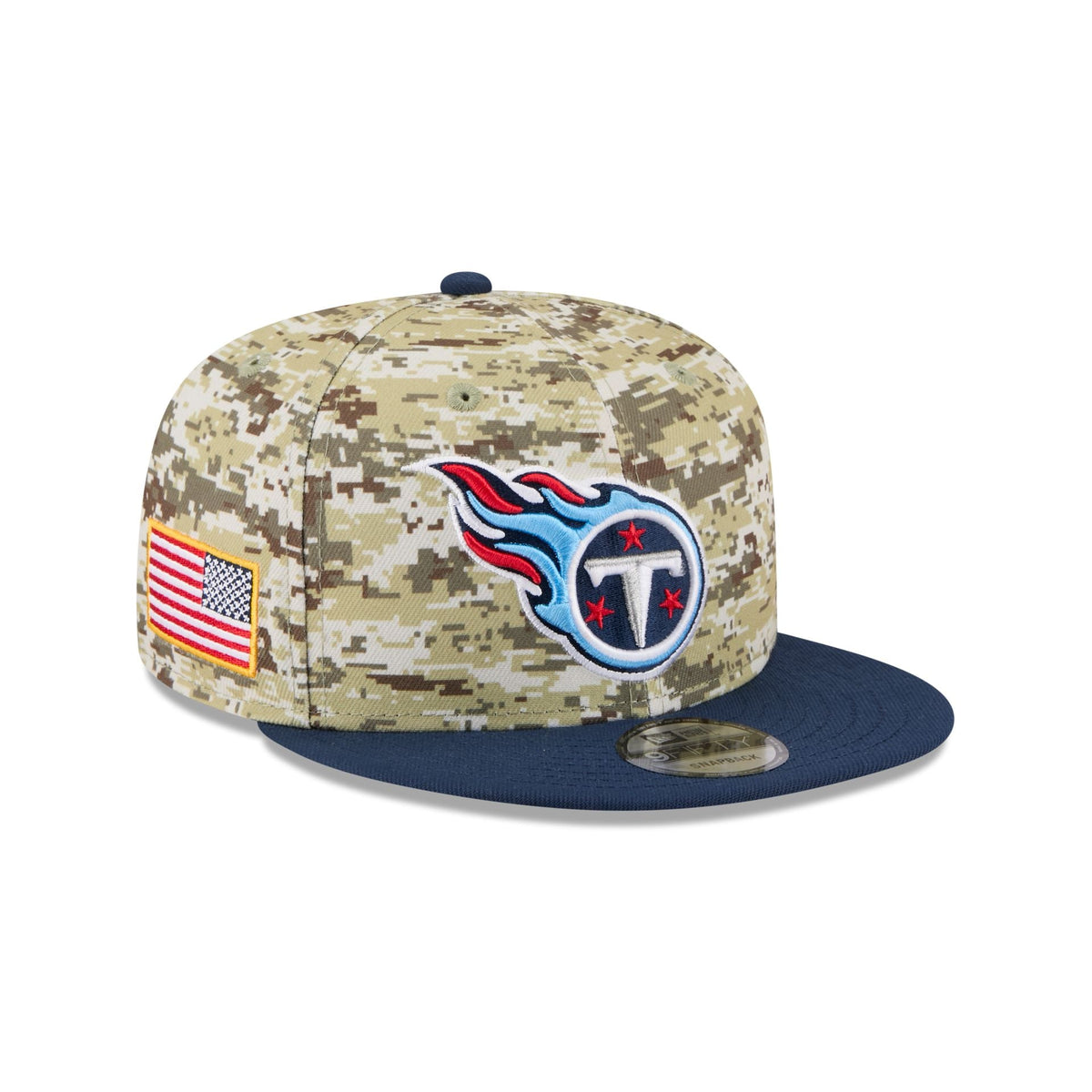 Tennessee Titans 2025 Salute to Service Fan Gear 9FIFTY Snapback Hat