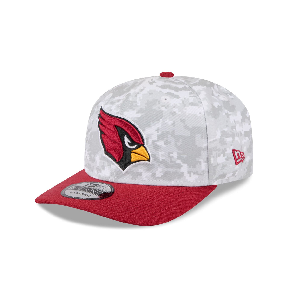 Arizona Cardinals 2025 Salute to Service Fan Gear 9SEVENTY Stretch-Snap Hat