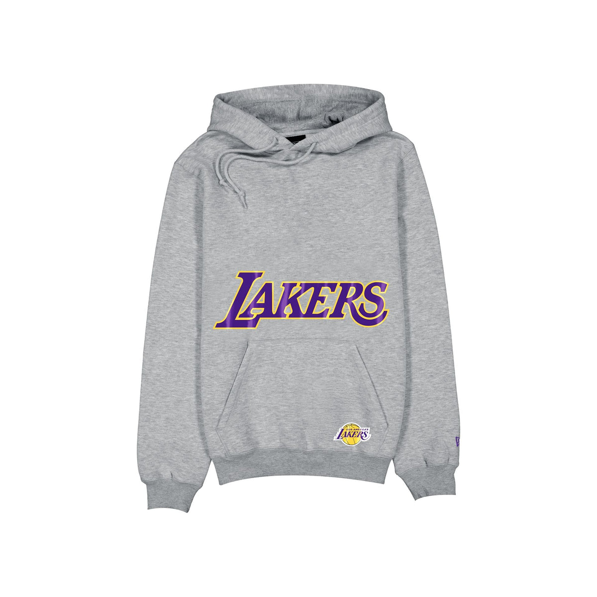 Los Angeles Lakers Game Day Heather Gray Hoodie