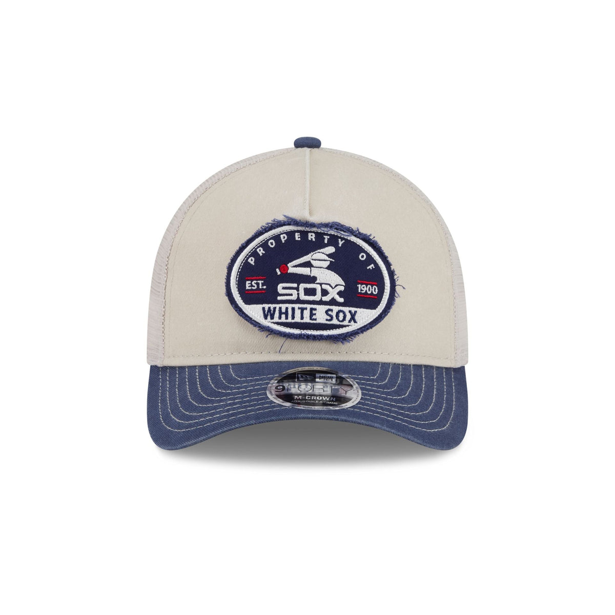 Chicago White Sox Frayed 9FORTY M-Crown A-Frame Trucker Hat