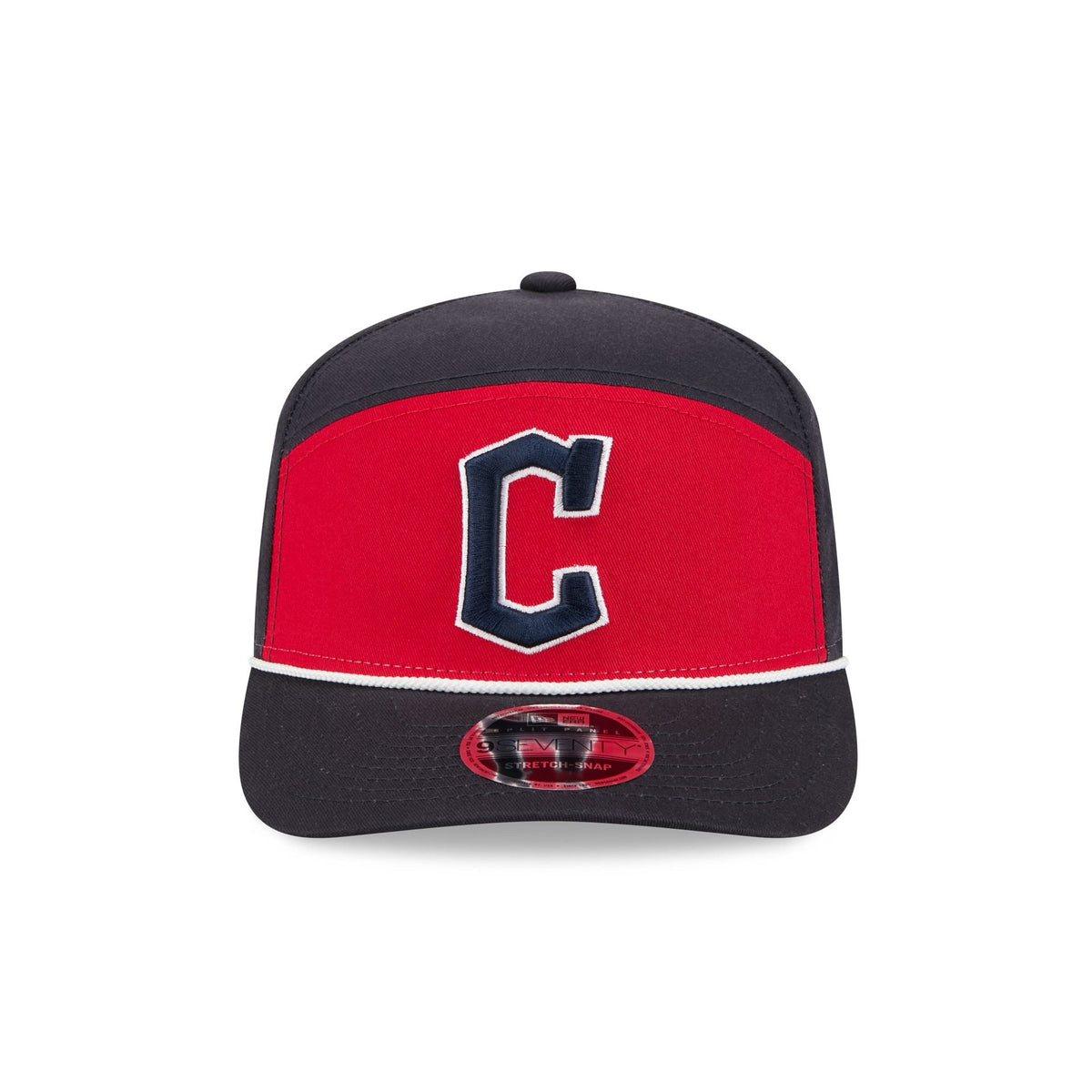 Cleveland Guardians Split Panel 9SEVENTY Stretch-Snap Hat