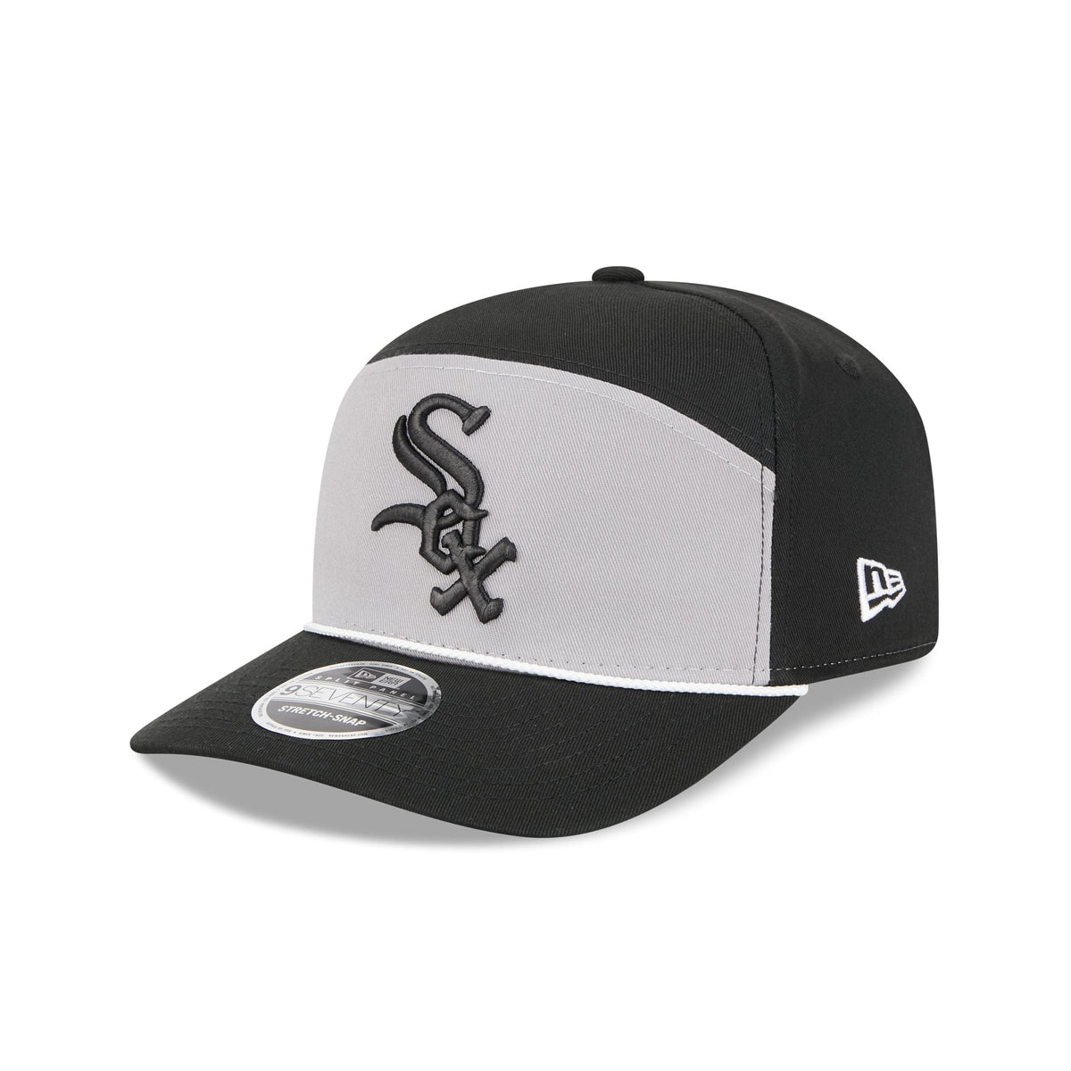 Chicago White Sox Split Panel 9SEVENTY Stretch-Snap Hat