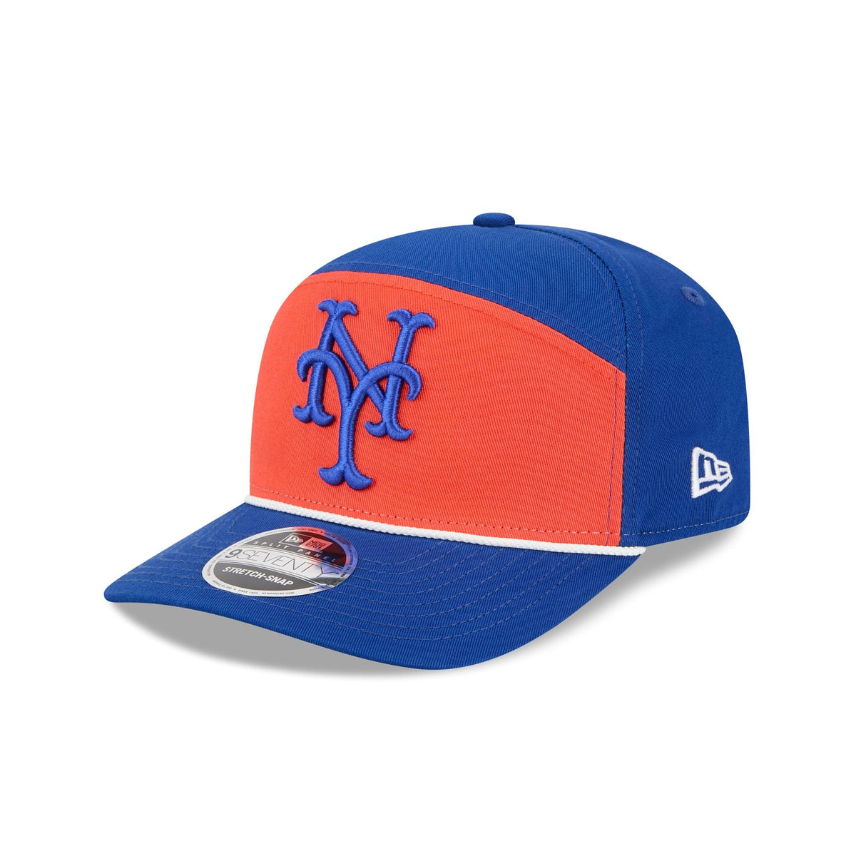 New York Mets Split Panel 9SEVENTY Stretch-Snap Hat