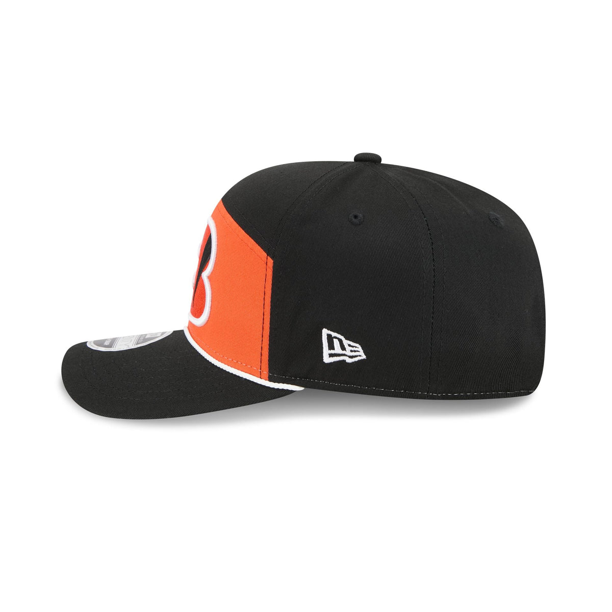 Cincinnati Bengals Split Panel 9SEVENTY Stretch-Snap Hat