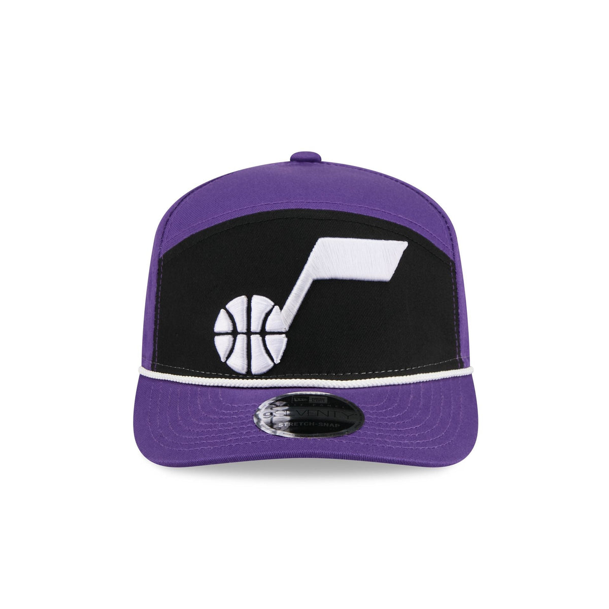 Utah Jazz Split Panel 9SEVENTY Stretch-Snap Hat