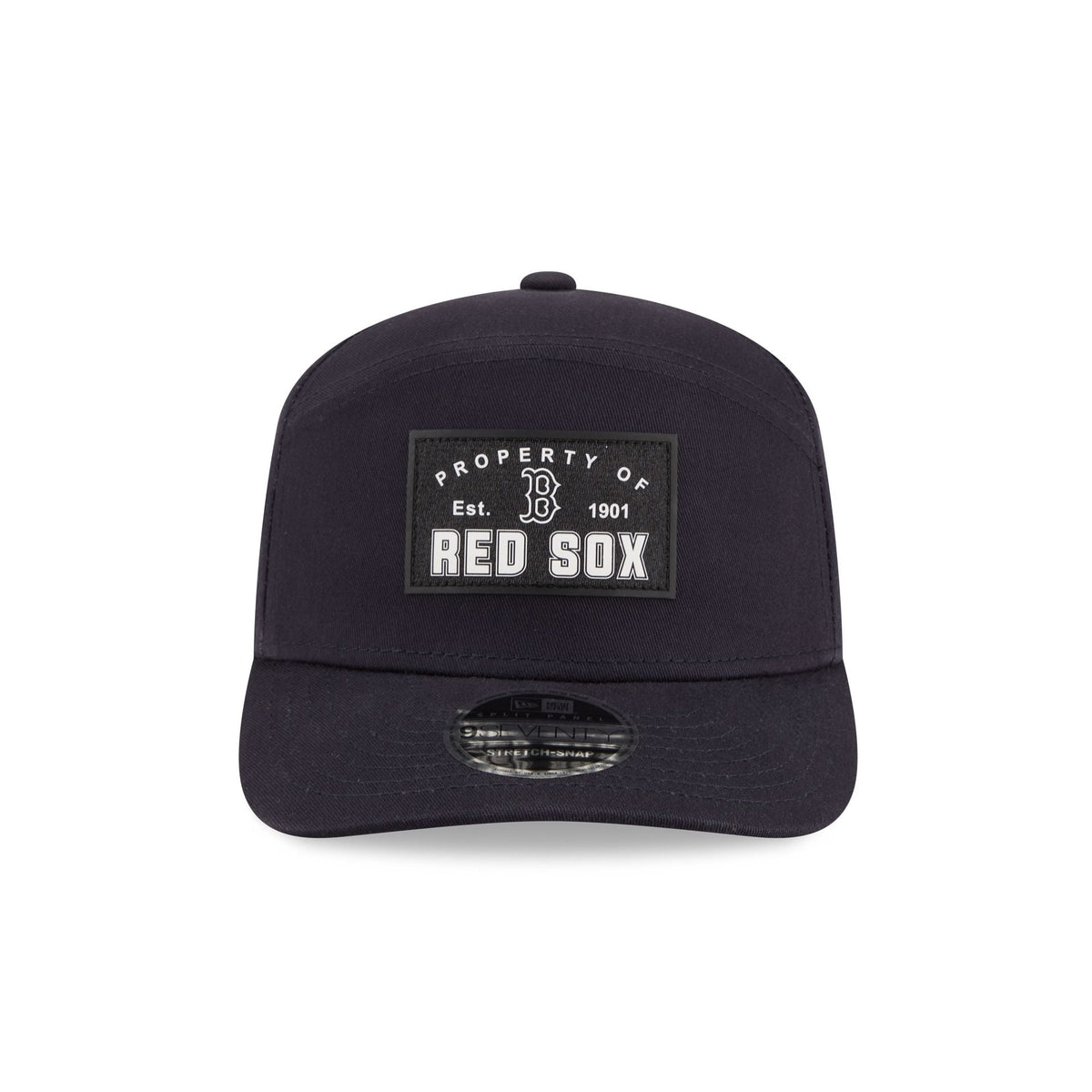 Boston Red Sox Property of Patch Split Panel 9SEVENTY Stretch-Snap Hat