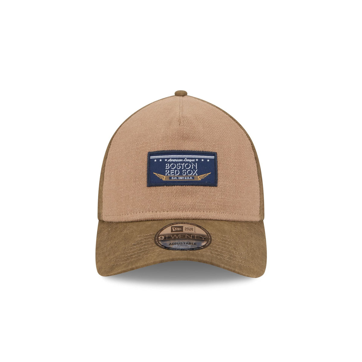 Boston Red Sox Utility Linen 9TWENTY A-Frame Adjustable Hat