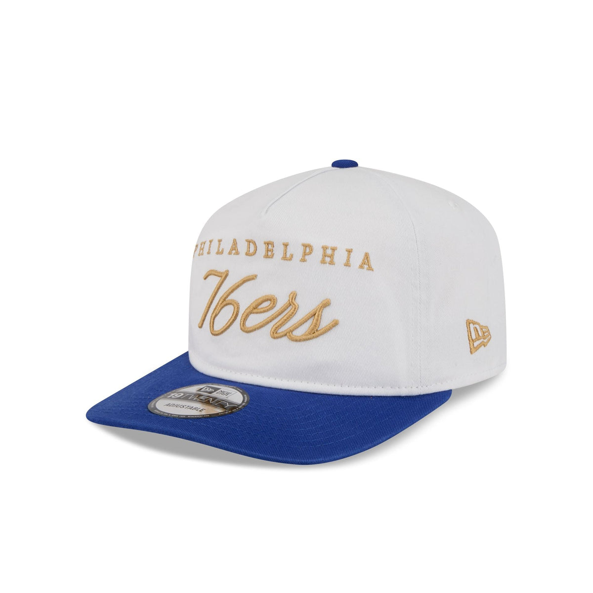Philadelphia 76ers Gold Scripted 19TWENTY Adjustable Hat