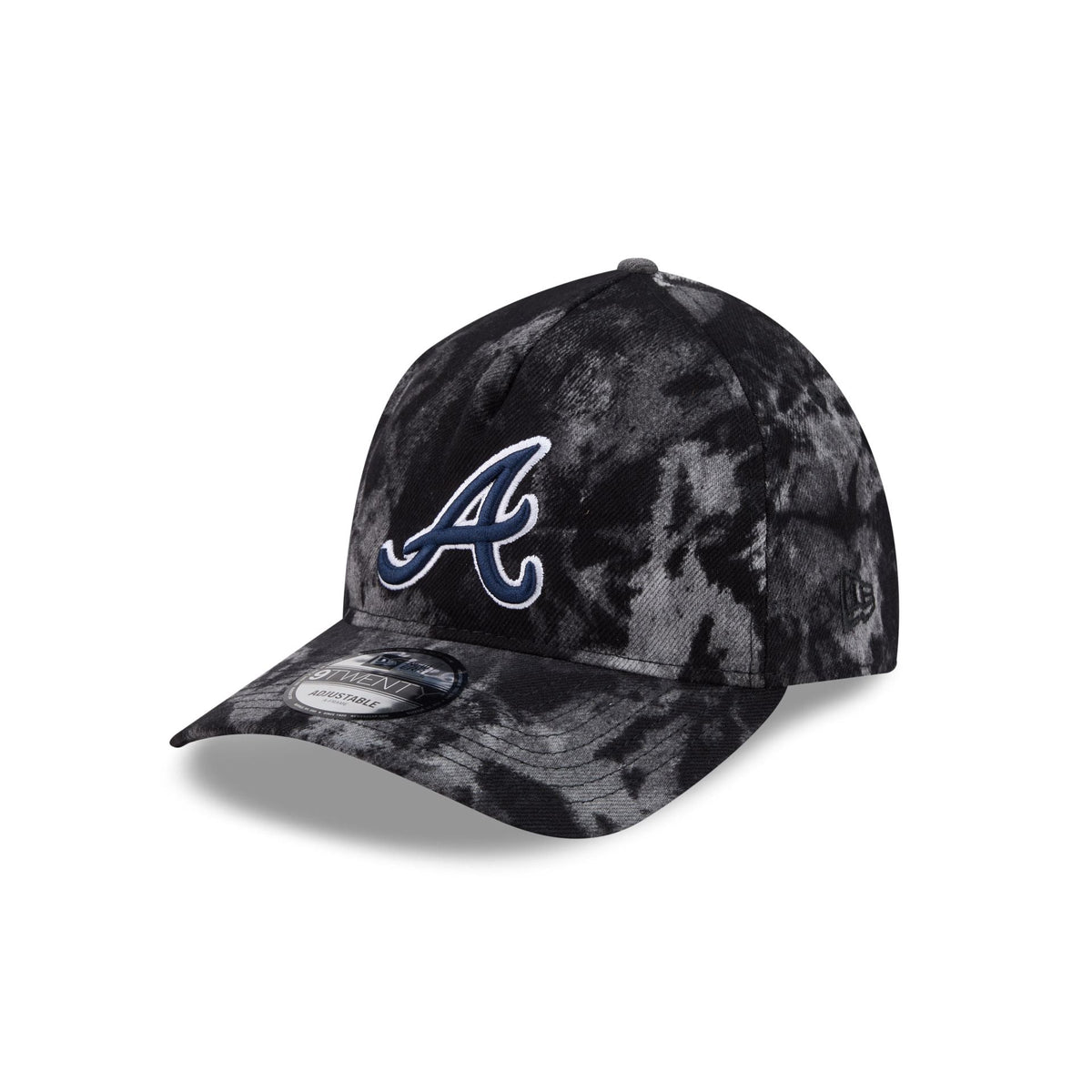 Atlanta Braves Bleached Denim 9TWENTY A-Frame Adjustable Hat