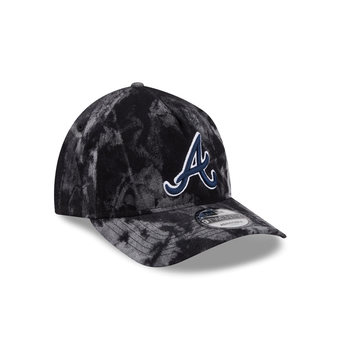 Atlanta Braves Bleached Denim 9TWENTY A-Frame Adjustable Hat
