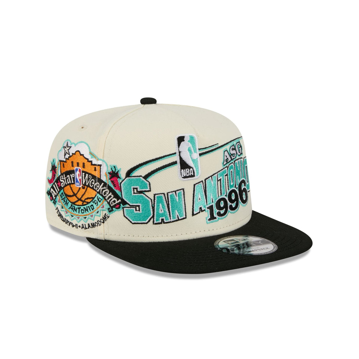 San Antonio Spurs Hardwood Classics 1996 All-Star Game 9FIFTY A-Frame Snapback Hat