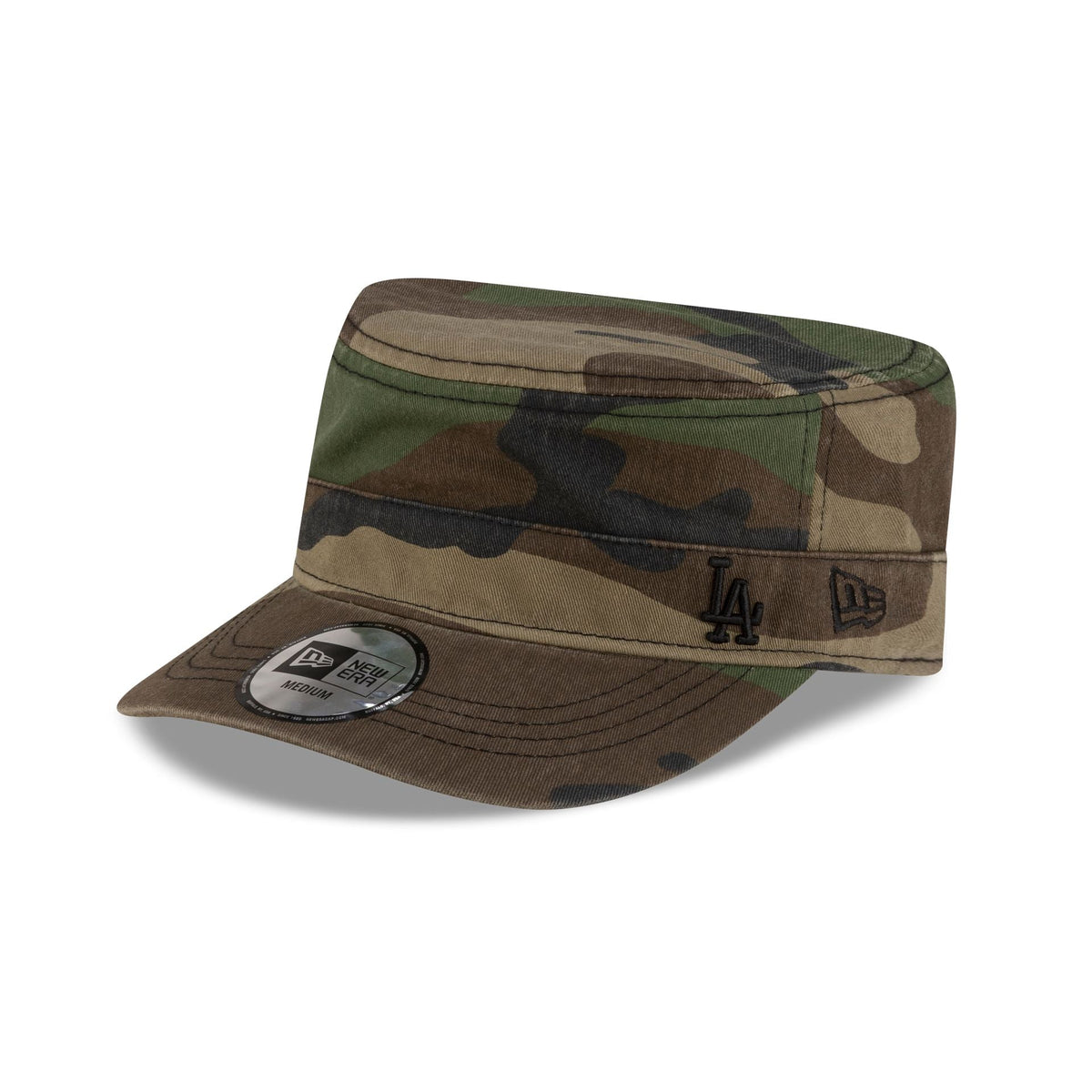 Los Angeles Dodgers Woodland Camo Military Cap