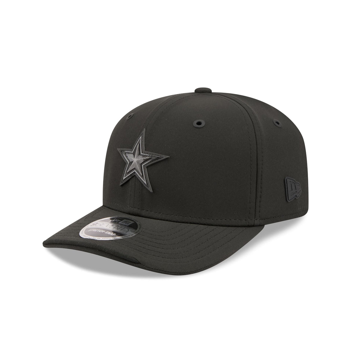 Dallas Cowboys 2026 Sideline Black 9SEVENTY Stretch-Snap Hat