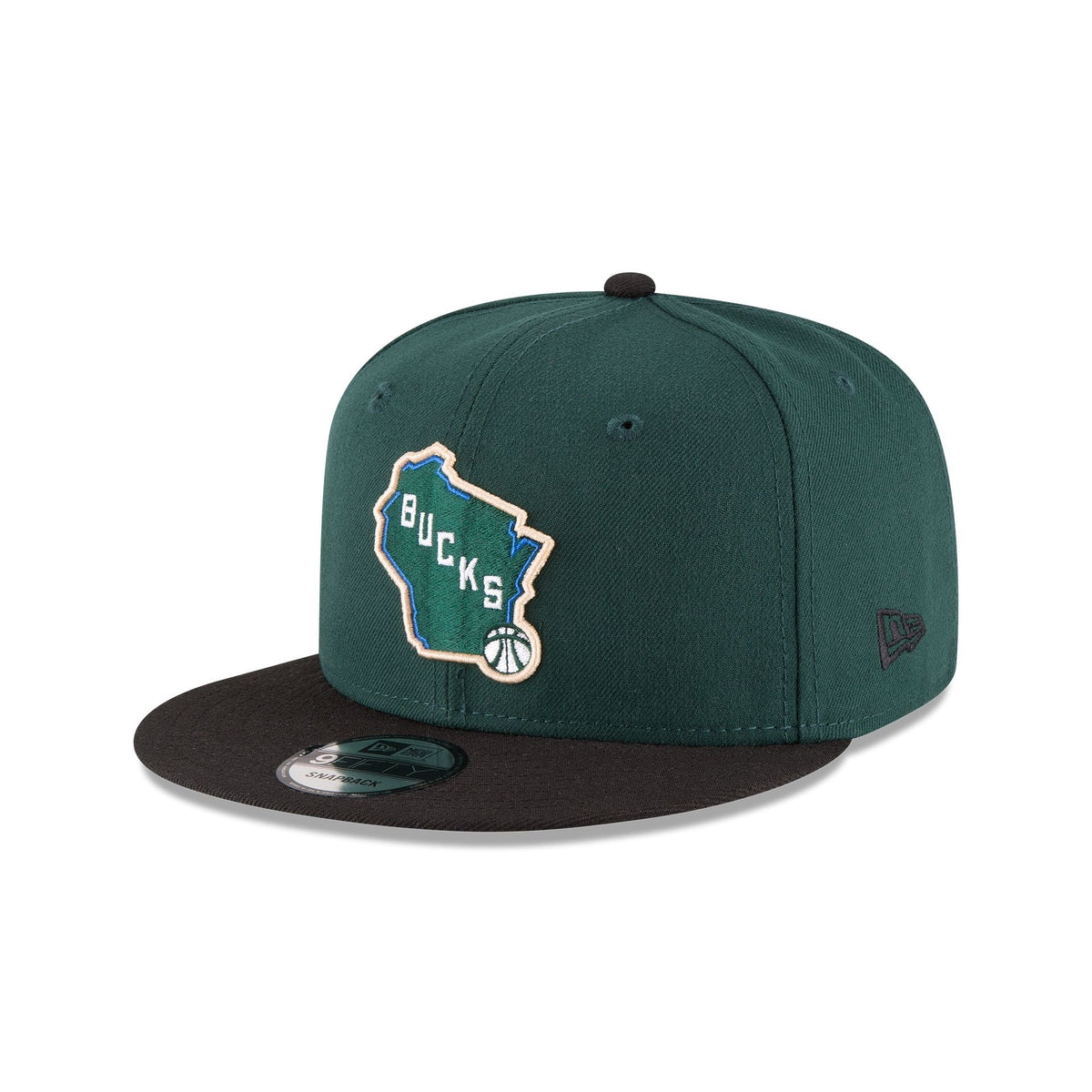Milwaukee Bucks Basic Two Tone 9FIFTY Snapback Hat