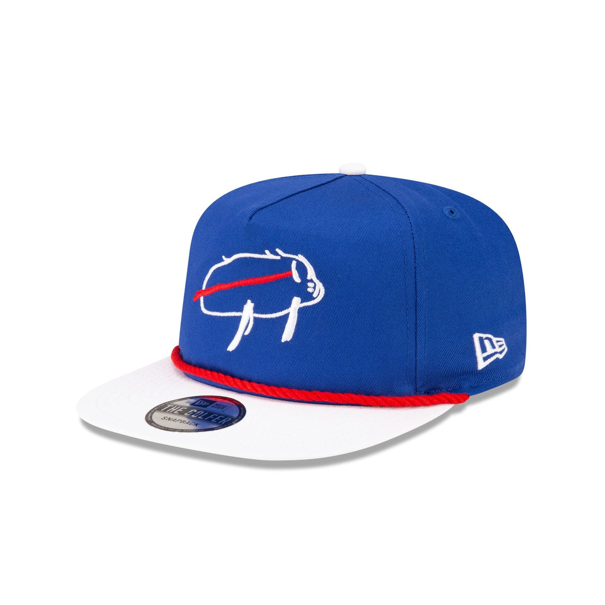 Buffalo Bills Billustration White Visor Golfer Hat