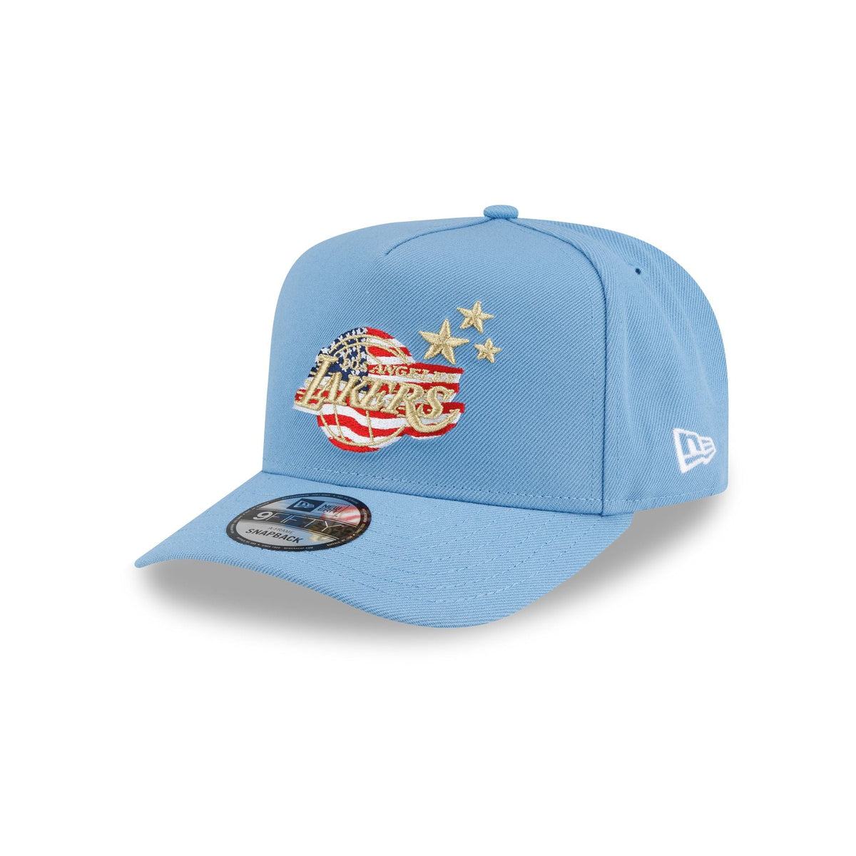 Los Angeles Lakers Red. White & Blue 9FIFTY A-Frame Snapback Hat