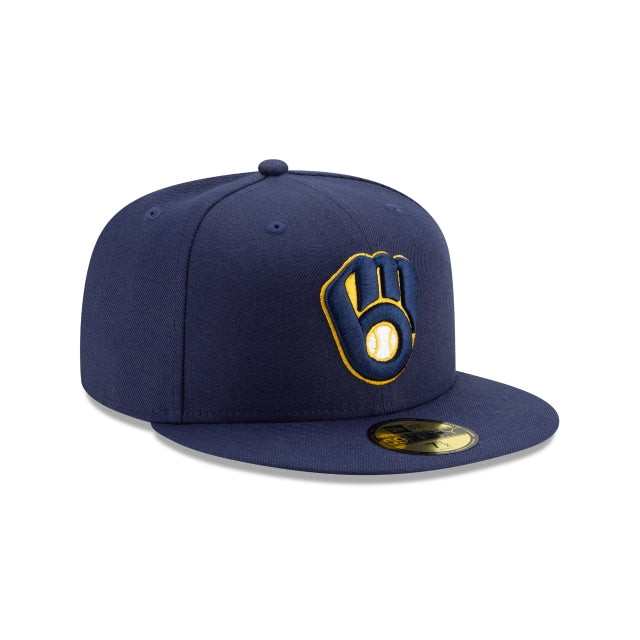 Milwaukee Brewers Authentic Collection 59FIFTY Fitted Hat