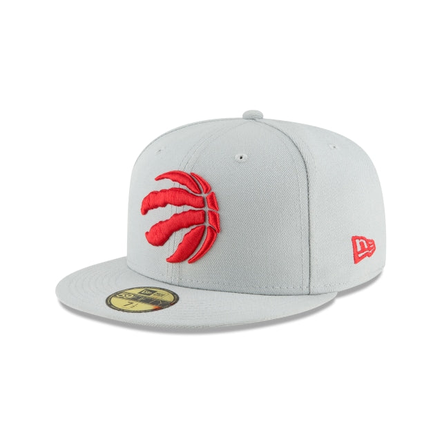Toronto Raptors Basic Grey 59FIFTY Fitted Hat