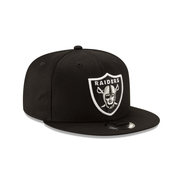 Las Vegas Raiders Basic Black 9FIFTY Snapback Hat
