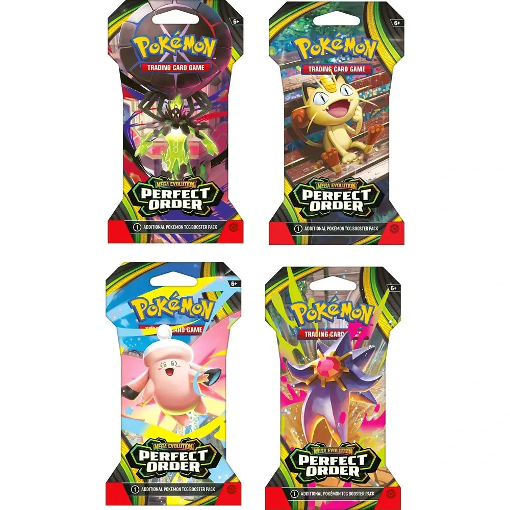 🔥2026 Christmas Gift🎄: Mega Evolution - Perfect Order Sleeved Booster Pack