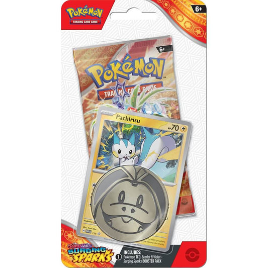 🔥2026 Christmas Gift🎄: Scarlet & Violet - Surging Sparks Checklane Blister Pack (Pachirisu)