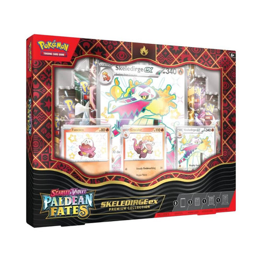 🔥2026 Christmas Gift🎄: Scarlet & Violet - Paldean Fates Premium Collection Box (Shiny Skeledirge ex)