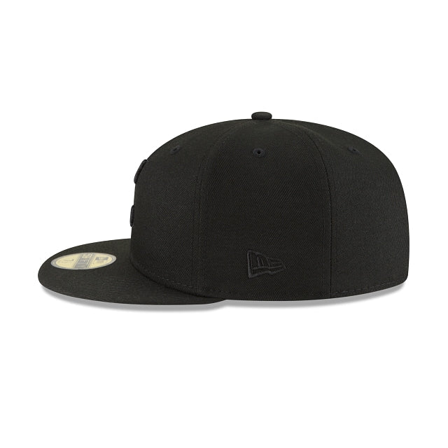 Cleveland Guardians Blackout Basic 59FIFTY Fitted Hat